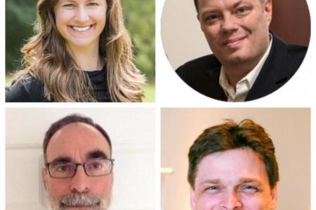 Four faculty members receiving grants
